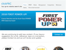 Tablet Screenshot of clickfrc.org